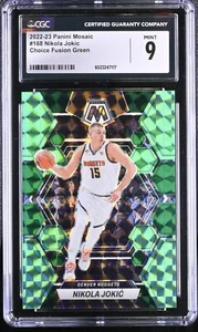 2022-23 Mosaic Nikola Jokic Choice Fusion Green Mosaic /21 - GCG 9 MINT - Picture 1 of 2