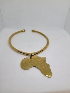 Africa to The World Brass Necklace - Picture 1 of 6