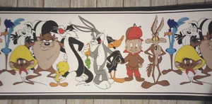 looney tunes character kids wall border roll partial prepasted gang 3ft - Picture 1 of 2