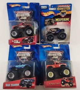 Hot Wheels Monster Jam Lot Wolverine, Live Wire, Blue Thunder 20 El Toro Loco 30 - Bild 1 von 20