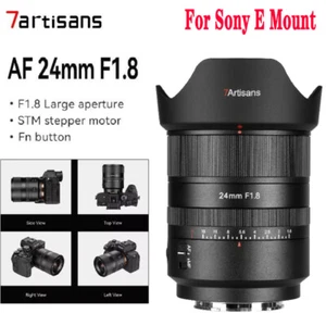 7artisans AF 24mm F1.8 Full Frame Auto Focus STM Portrait Prime Lens for Sony E - Picture 1 of 13