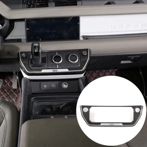 ABS Carbon Center Air Condition Switch Button Trim For Land Rover Defender20 -21 - Foto 1 di 12