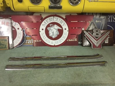 Mercury Montclair 1956 4 puertas interior acero inoxidable sobre puertas delanteras  Foto 1 de 4