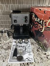 Starbucks Barista Saeco Italy Espresso Machine SIN006 Grey Complete Nice W Box