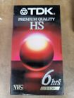 Tdk T-120 Vhs Tape Premium Quality Hs Blank 6 Hrs New Sealed