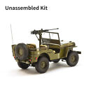 1:25 Unassembled US Army WWII SUV for Jeep Willys Vehicle 3D Paper Model Miliary