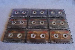 9 tdk cassette tapes typ 1 bias - Bild 1 von 2