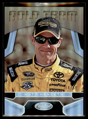 2016 Panini Certified Racing NASCAR Gold Team MIRROR SILVER Matt Kenseth #14/99 - Image 1 of 2