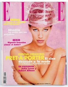 ELLE Spain Magazine No.102 March 1995 - EMMA SJOBERG, NAOMI CAMPBELL - Picture 1 of 14