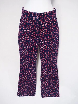 J. Crew Purple & Pink Spotted Straight Leg Corduroy Pants, Size 4 - Image 1 of 4