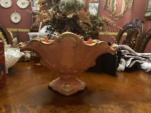 Vintage Mid Century USA Pottery Planter Mold 222G Pink w/ gold flecks - Picture 1 of 2