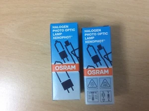 2 x Osram 400w G6.35 Halogen Capsule Bulb / Projector Lamp - 36volt (A1 / 239) - Picture 1 of 2