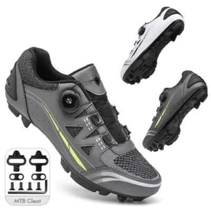 Professional Men Women MTB Cycling Sneaker Cleat Self-Locking Road Bicycly Shoes - Picture 1 of 30