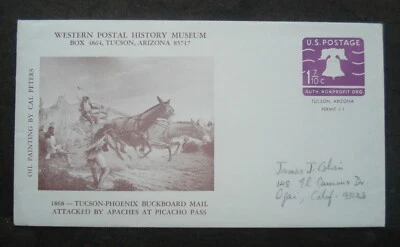 US SC U556 TUCSON ARIZONA WESTERN POSTAL HISTORY COVER - Image 1 of 2