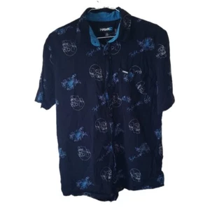 Tony Hawk Herren Skull & Rose Kurzarm Webhemd - Bild 1 von 4