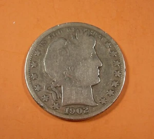 1902-o -  BARBER HALF - SILVER - Picture 1 of 2