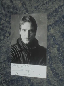 JEREMY IRONS - DIE MISSION / LÖWENKÖNIG - POSTKARTENFOTO SIGNIERT (4) GEWIDMET - Bild 1 von 1