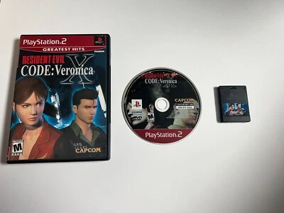 Resident Evil CODE Veronica PlayStation 2 PS2 Unlocked Maxed Out 8MB Memory Card - Image 1 of 4