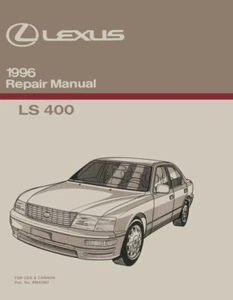 1996 Lexus LS 400 Shop Service Repair Manual Book - Picture 1 of 1
