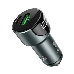 Car Fast Charger USB C PD20W + QC3.0 Quick Charge Phone Adapter For iPhone 14 13 - Picture 1 of 11