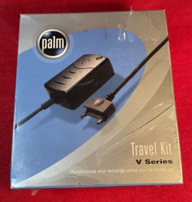 Palm V Series Travel Kit AC Recharger Adapters Hotsync Cable 10413U Brand New - Image 1 of 4