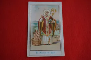 Santino vintage San Nicola di Bari Serie II n.195 Puglia - Foto 1 di 2