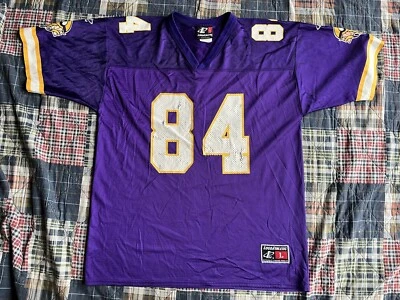 Vintage Distressed Randy Moss Minnesota Vikings Football Jersey Men’s Size L - Image 1 of 4