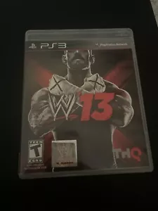 WWE ’13 (Sony PlayStation 3, 2013) PS3 Complete w/ Manual - Picture 1 of 3