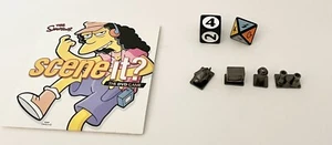 The Simpsons Scene It Game Replacement Parts/ Pewter Playing Pieces Lot - Picture 1 of 6