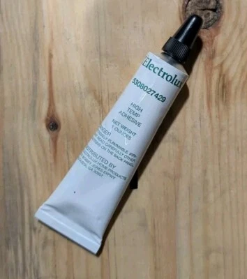 Electrolux Frigidaire 5308027429 OEM High-Temp Adhesive Felt Rubber Seals 1oz