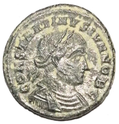 Constantine II 325-326 AD, Æ3 follis 18mm 2.82gr Nicomedia - Image 1 of 2