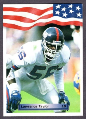 1992 All World Football Lawrence Taylor New York Giants #217 - Image 1 of 2