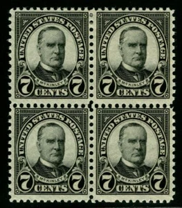 EDSROOM-5304 US SCOTT 639 – 1927 7c McKinley, black T2H B2NH $22 - Picture 1 of 2