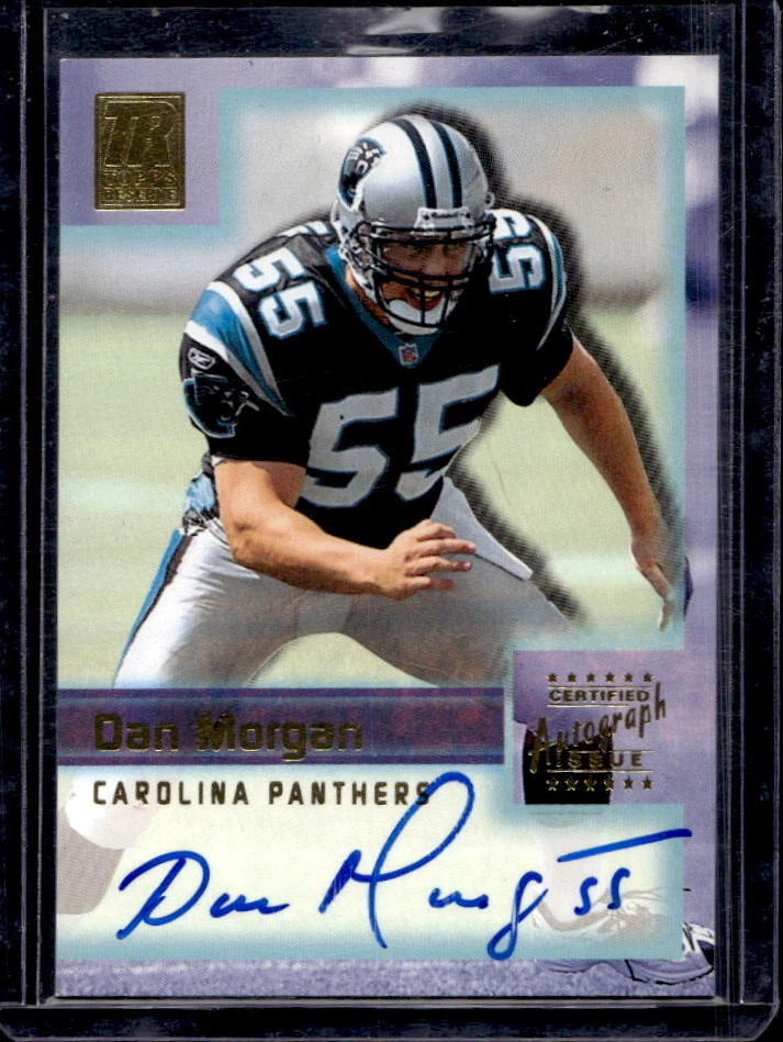 2001 Topps Reserve Dan Morgan Rookie Autograph Auto RC #TR-DMO Panthers
