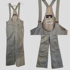 Salopette bavaglino da neve uomo vintage Ossi Skiwear taglia L - Foto 1 di 10