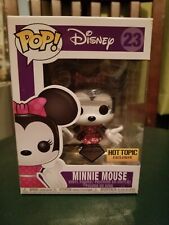 Minnie Mouse Funko Pop Diamond/Glitter Hot topic Exclusive