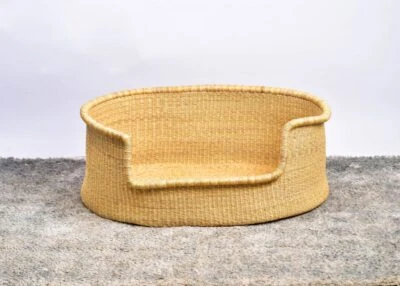 Cama para Cachorro, Cesta de Tecido para Cachorro, Cesta de Gana, Cama para Animais de Estimação, Cesta Bolga, Cesta Wicker - Imagem 1 de 3