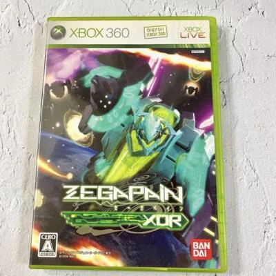 Zegapain XOR Microsoft Xbox 360 Bandai Namco Action 96L-00002 w/Case Japan 75 - Image 1 of 4