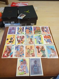 NBA hoops 1990-91 Illustrated Art Checklist Bundle - Picture 1 of 6