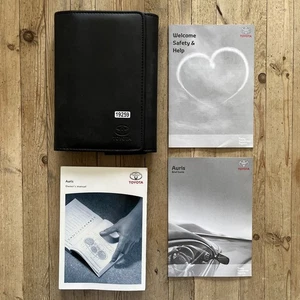 06-12 TOYOTA AURIS OWNERS MANUAL HANDBOOK PACK AND WALLET 2011 Ref19259 - Picture 1 of 24