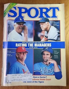 Inside Sports Magazine Luglio 1984 Valutazione I Gestori Lasorta Sparky Herzog Torre - Foto 1 di 11