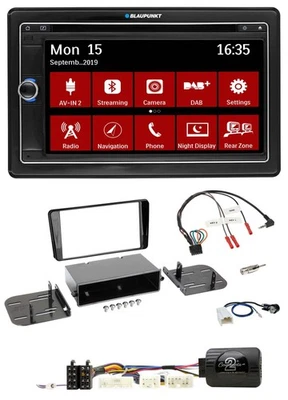 Blaupunkt Bluetooth DAB 2DIN USB DVD Lenkrad Autoradio für Subaru BRZ 2017-2020 - Bild 1 von 4