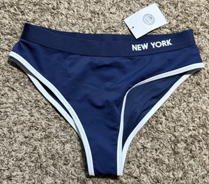 NEW GIII 4her New York Yankees MLB Women's Swim Bottom Bikini Bottoms (Small) - Picture 1 of 2