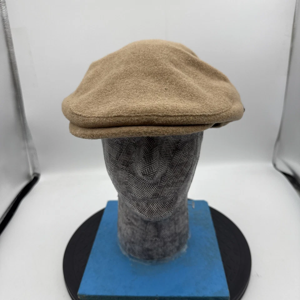 Sombrero de Newsboy Stetson 50/50 de Colección Color Tostado Cabby Gorra Talla Extra Grande Foto 1 de 4