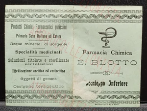 Busta Pubblicitaria Inizi 900 - Farmacia Chimica Belotto - Occhieppo Inferiore - Picture 1 of 2