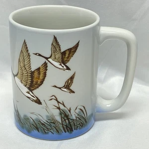 Vintage Otagiri Japan geprägte Gänse Keramik Kaffeebecher 10 Oz - Bild 1 von 11