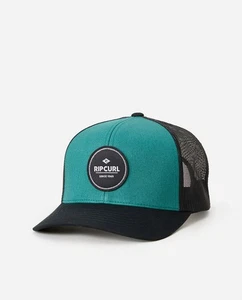 Rip Curl Cap Herren Routine Trucker Yupoong Baumwolle Snapback Curve Schirmmütze blau - Bild 1 von 3