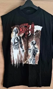 Collection Release 90 s VINTAGE DEATH TOUR SHIRT Tour Shirt Death Metal SLAYER M - Picture 1 of 3