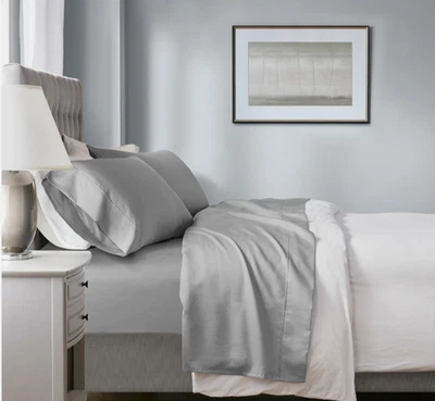 Beautyrest 4 PC 1000 Thread Count HeiQ Smart Temperature Cotton Blend Sheet Set - Image 1 of 4