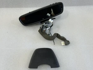2010 2011 2012 2013 MERCEDES E350 W212 INTERIOR REAR VIEW MIRROR BLACK AUTO DIM - Picture 1 of 9